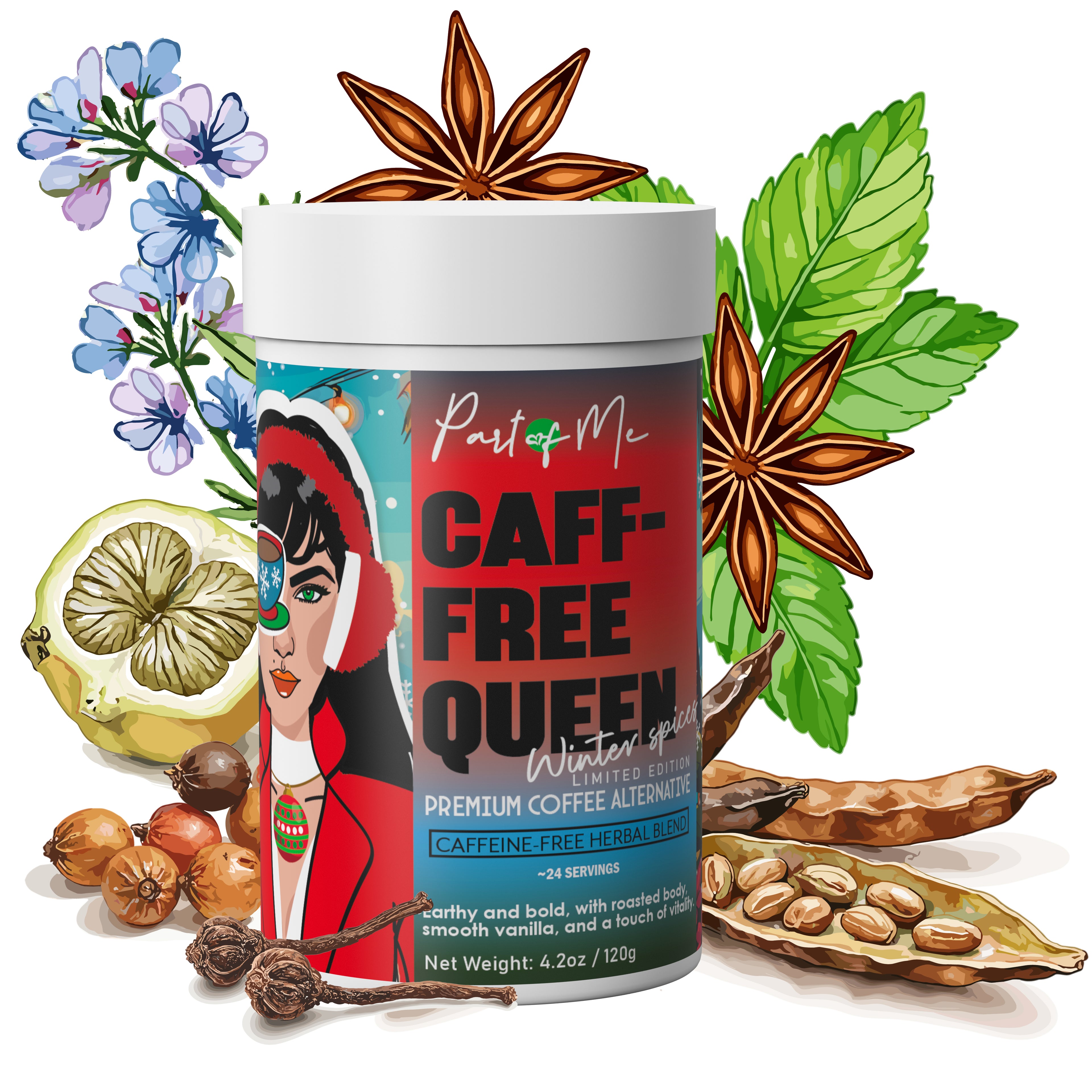 CAFF-FREE QUEEN GOURMET COFFEE ALTERNATIVE FESTIVE (LIMITED)
